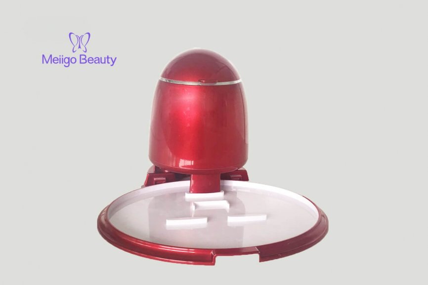 Meiigo beauty face mask machine in red FM002 2 866x577 - Face mask maker machine and facial steamer in red FM002