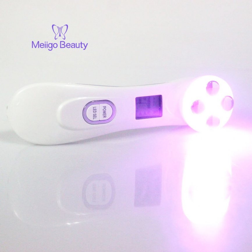 Meiigo beauty photon beauty device R701 3 866x866 - Mesotherapy electroporation RF facial LED photon skin care instrument R701