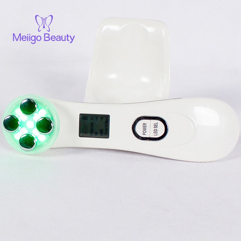 Meiigo beauty photon beauty device R701 4 - Mesotherapy electroporation RF facial LED photon skin care instrument R701