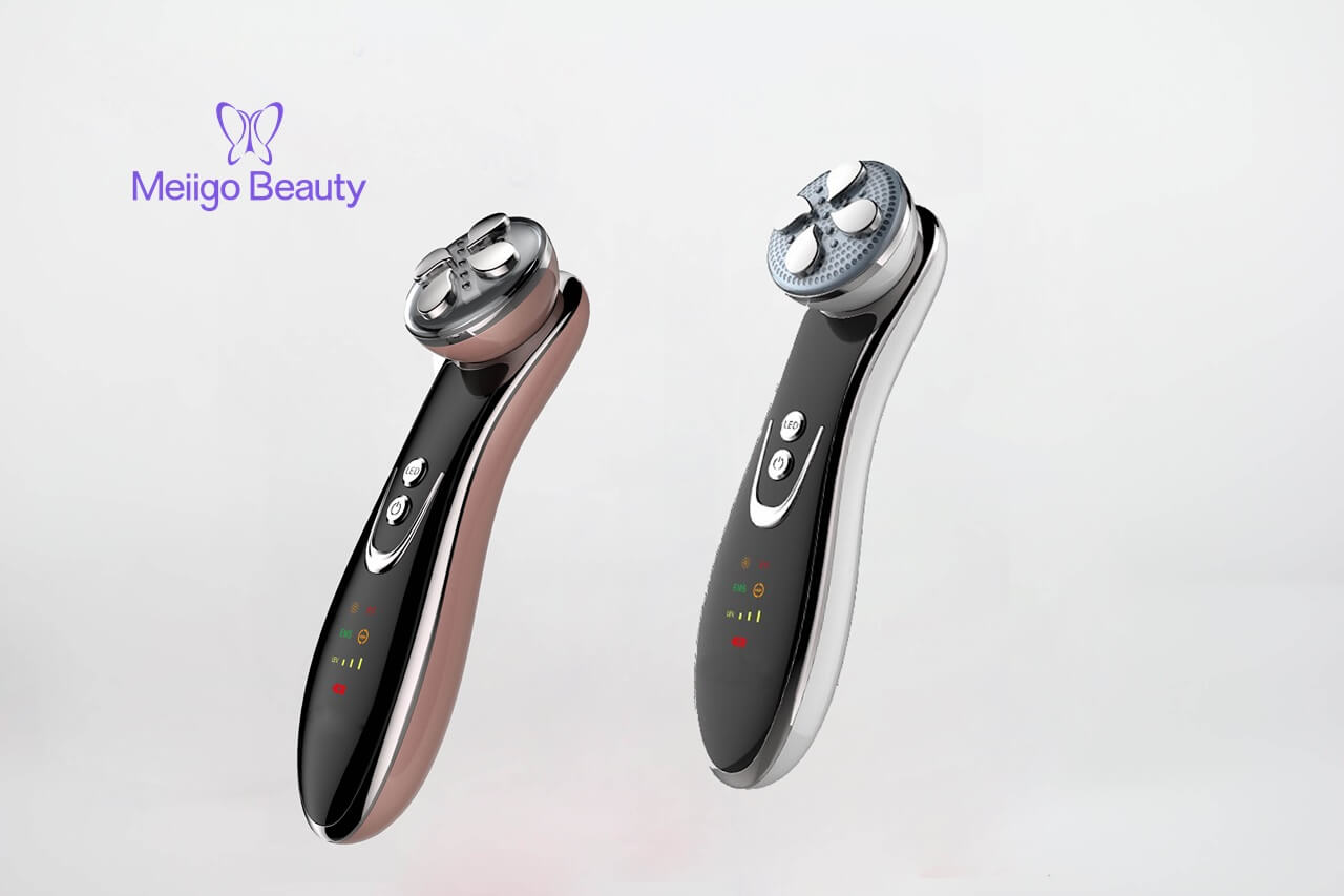 Meiigo beauty photon beauty device SD 1603 6 - Electric facial photon LED light therapy skin massage device SD-1603