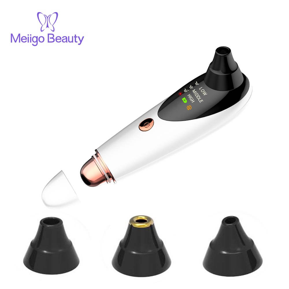 Blackhead remover FB 001F主图 - Blackhead vacuum suction removal tool with hot compress function FB-001F